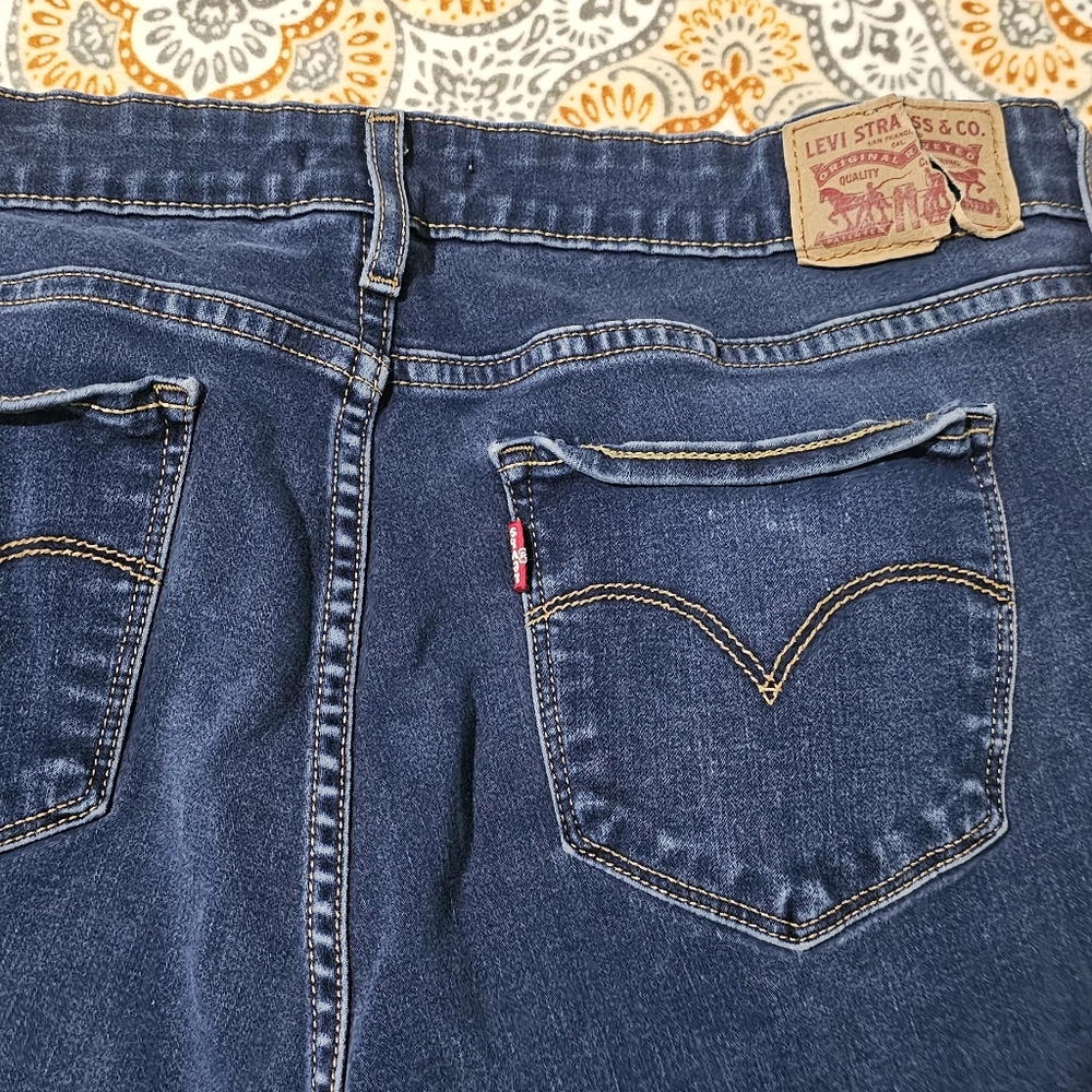 Levi's Relaxed Blue Jeans with Iconic Design